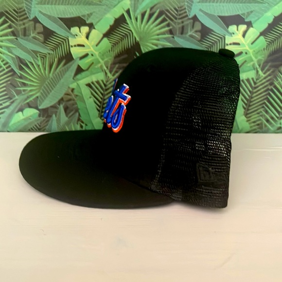 🟠🔵New era fitted New York Mets mesh hat size 7 5/8 - Picture 3 of 6